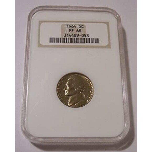 1964 Jefferson Nickel Proof PF68 NGC OH - Picture 1 of 2
